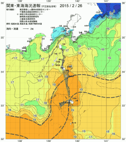 関東・東海海況速報/伊豆諸島海域(2015/02/26)