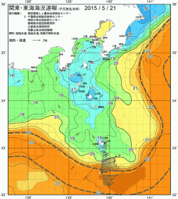 関東・東海海況速報/伊豆諸島海域(2015/05/21)