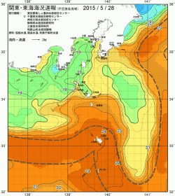 関東・東海海況速報/伊豆諸島海域(2015/05/28)