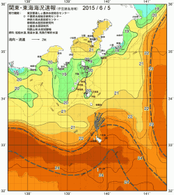関東・東海海況速報/伊豆諸島海域(2015/06/05)