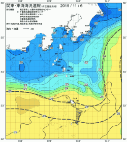 関東・東海海況速報/伊豆諸島海域(2015/11/06)