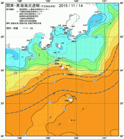 関東・東海海況速報/伊豆諸島海域(2015/11/14)