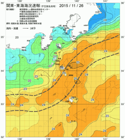 関東・東海海況速報/伊豆諸島海域(2015/11/26)
