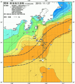 関東・東海海況速報/伊豆諸島海域(2015/11/27)