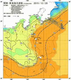 関東・東海海況速報/伊豆諸島海域(2015/12/20)