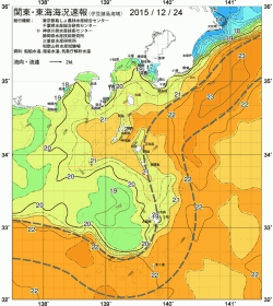 関東・東海海況速報/伊豆諸島海域(2015/12/24)