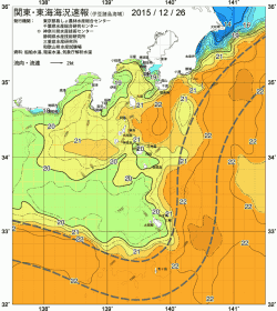 関東・東海海況速報/伊豆諸島海域(2015/12/26)