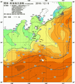 関東・東海海況速報/伊豆諸島海域(2016/12/08)