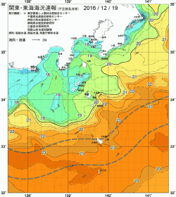 関東・東海海況速報/伊豆諸島海域(2016/12/19)