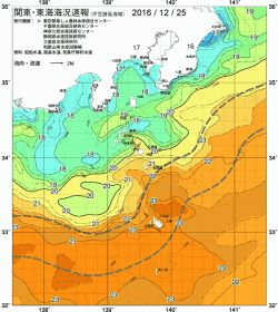 関東・東海海況速報/伊豆諸島海域(2016/12/25)