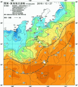 関東・東海海況速報/伊豆諸島海域(2016/12/27)