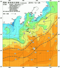 関東・東海海況速報/伊豆諸島海域(2016/12/28)