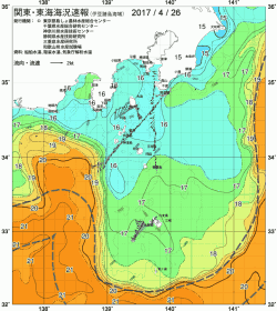 関東・東海海況速報/伊豆諸島海域(2017/04/26)