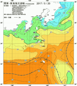 関東・東海海況速報/伊豆諸島海域(2017/05/20)