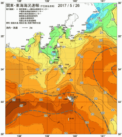 関東・東海海況速報/伊豆諸島海域(2017/05/26)