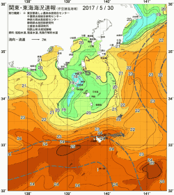 関東・東海海況速報/伊豆諸島海域(2017/05/30)