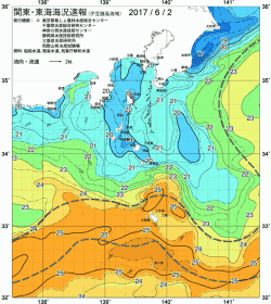 関東・東海海況速報/伊豆諸島海域(2017/06/02)