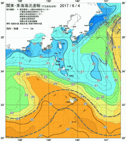 関東・東海海況速報/伊豆諸島海域(2017/06/04)