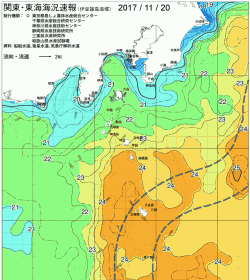 関東・東海海況速報/伊豆諸島海域(2017/11/20)