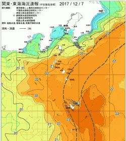 関東・東海海況速報/伊豆諸島海域(2017/12/07)