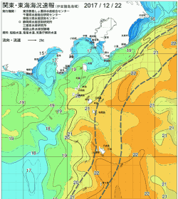 関東・東海海況速報/伊豆諸島海域(2017/12/22)