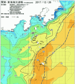 関東・東海海況速報/伊豆諸島海域(2017/12/26)
