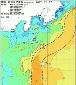 関東・東海海況速報/伊豆諸島海域(2017/12/27)