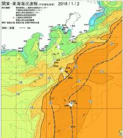 関東・東海海況速報/伊豆諸島海域(2018/01/02)