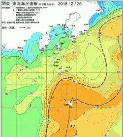 関東・東海海況速報/伊豆諸島海域(2018/02/26)