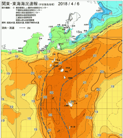 関東・東海海況速報/伊豆諸島海域(2018/04/06)