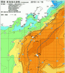 関東・東海海況速報/伊豆諸島海域(2018/04/19)