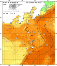 関東・東海海況速報/伊豆諸島海域(2018/05/29)
