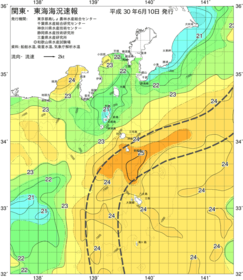 関東・東海海況速報/伊豆諸島海域(2018/06/10)