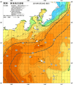 関東・東海海況速報/伊豆諸島海域(2019/05/24)
