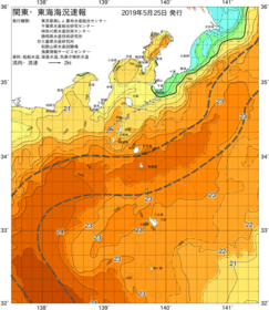 関東・東海海況速報/伊豆諸島海域(2019/05/25)