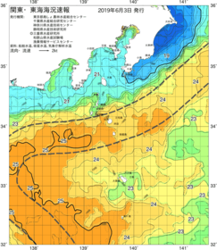 関東・東海海況速報/伊豆諸島海域(2019/06/03)