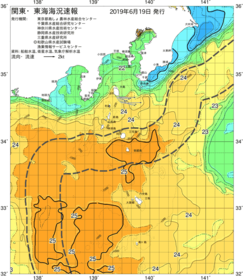 関東・東海海況速報/伊豆諸島海域(2019/06/19)
