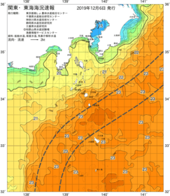 関東・東海海況速報/伊豆諸島海域(2019/12/06)