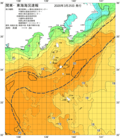 関東・東海海況速報/伊豆諸島海域(2020/03/25)