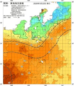 関東・東海海況速報/伊豆諸島海域(2020/05/22)