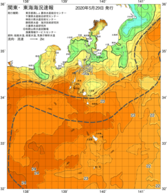関東・東海海況速報/伊豆諸島海域(2020/05/29)