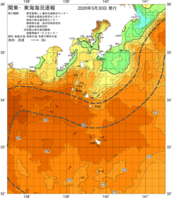 関東・東海海況速報/伊豆諸島海域(2020/05/30)