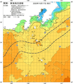 関東・東海海況速報/伊豆諸島海域(2020/10/17)