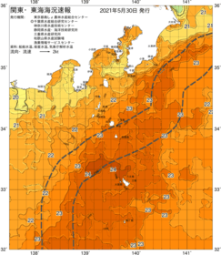 関東・東海海況速報/伊豆諸島海域(2021/05/30)