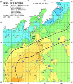 関東・東海海況速報/伊豆諸島海域(2021/06/03)