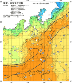 関東・東海海況速報/伊豆諸島海域(2022/03/25)