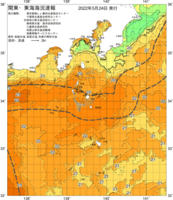 関東・東海海況速報/伊豆諸島海域(2022/05/24)