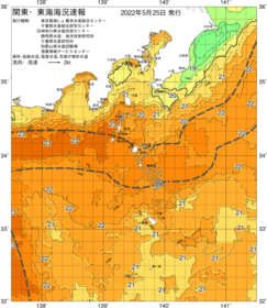 関東・東海海況速報/伊豆諸島海域(2022/05/25)