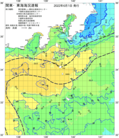 関東・東海海況速報/伊豆諸島海域(2022/06/01)