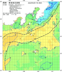 関東・東海海況速報/伊豆諸島海域(2022/06/17)